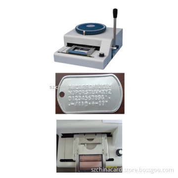 Mannual Stainless Steel Dog Tag Embosser